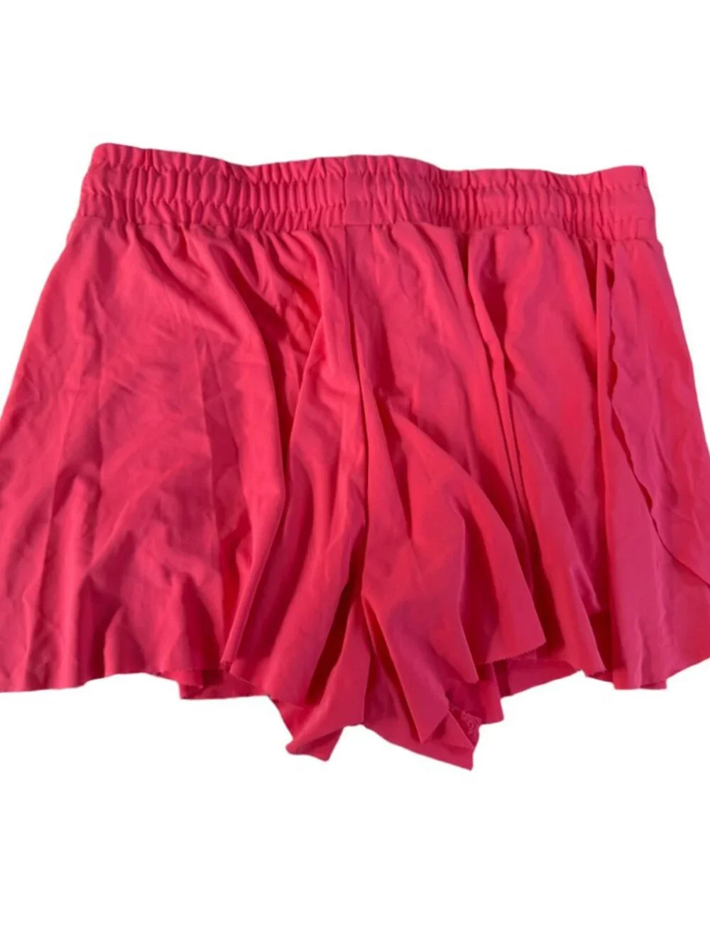 Girls btween Pink Ruffle Shorts Elastic Waistband  Layered